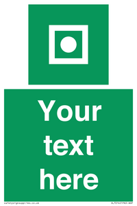 Custom sign safe condition Shipboard general alarm